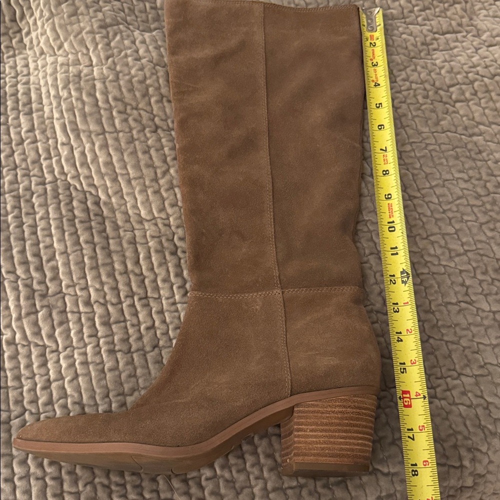 Franco Sarto Tan Knee-High Boots - Picture 5 of 9